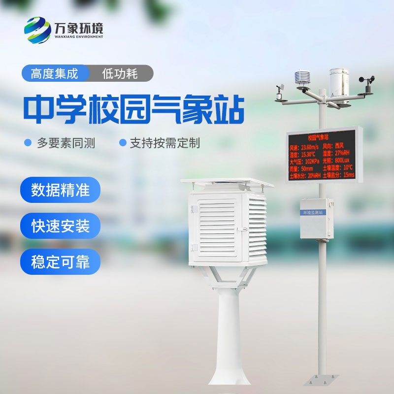 ??中學學校氣象觀測站使用價值