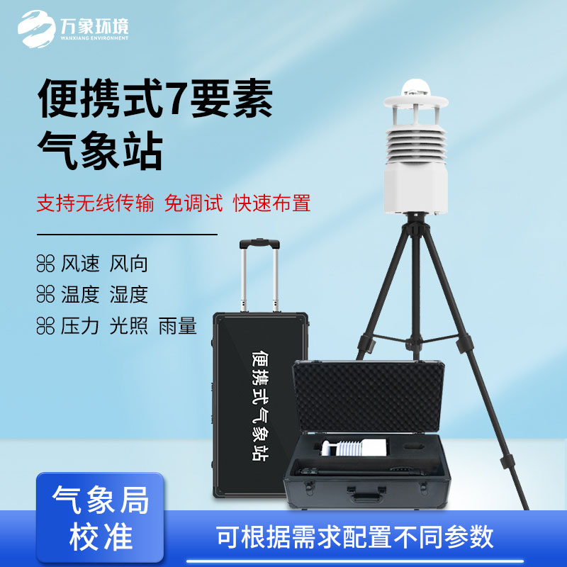 無線傳輸數據的便攜式氣象站